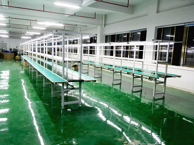 帶工作板皮帶流水線，家具組裝流水線